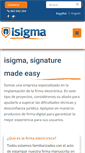Mobile Screenshot of isigma.es